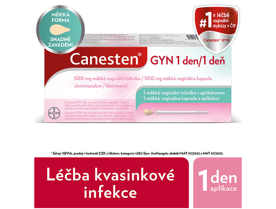 Canesten GYN 1 den měkká vaginální tobolka