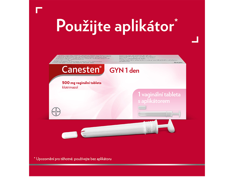 Canesten GYN 1 den  - použití