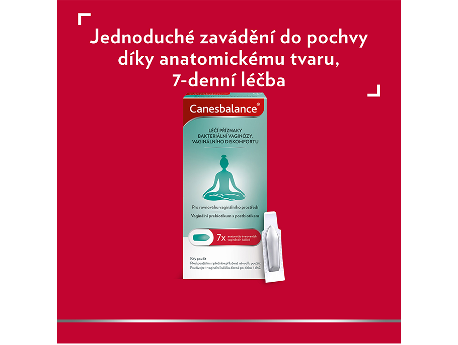 Canesbalance Pessaries - aplikace