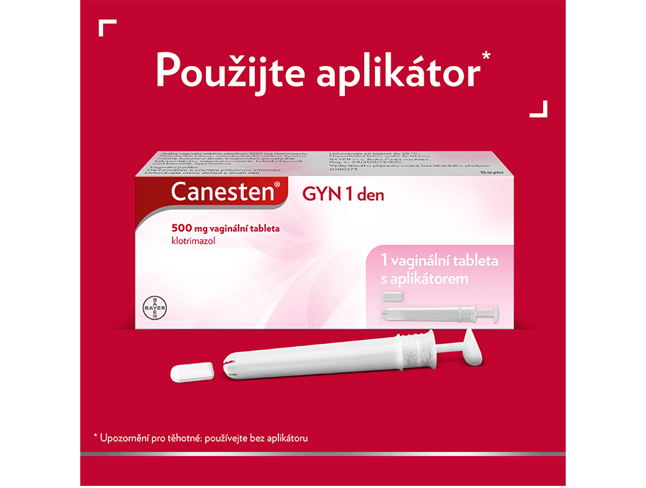 Canesten GYN 1 den - použití