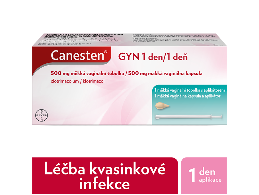 Canesten GYN 1 den měkká vaginální tobolka